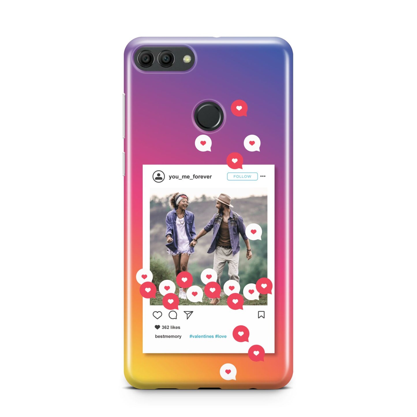 Personalised Social Media Photo Huawei Y9 2018