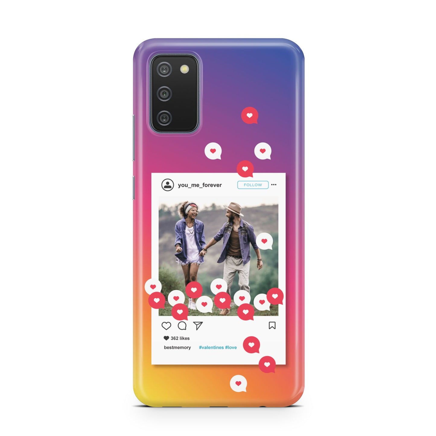 Personalised Social Media Photo Samsung A02s Case