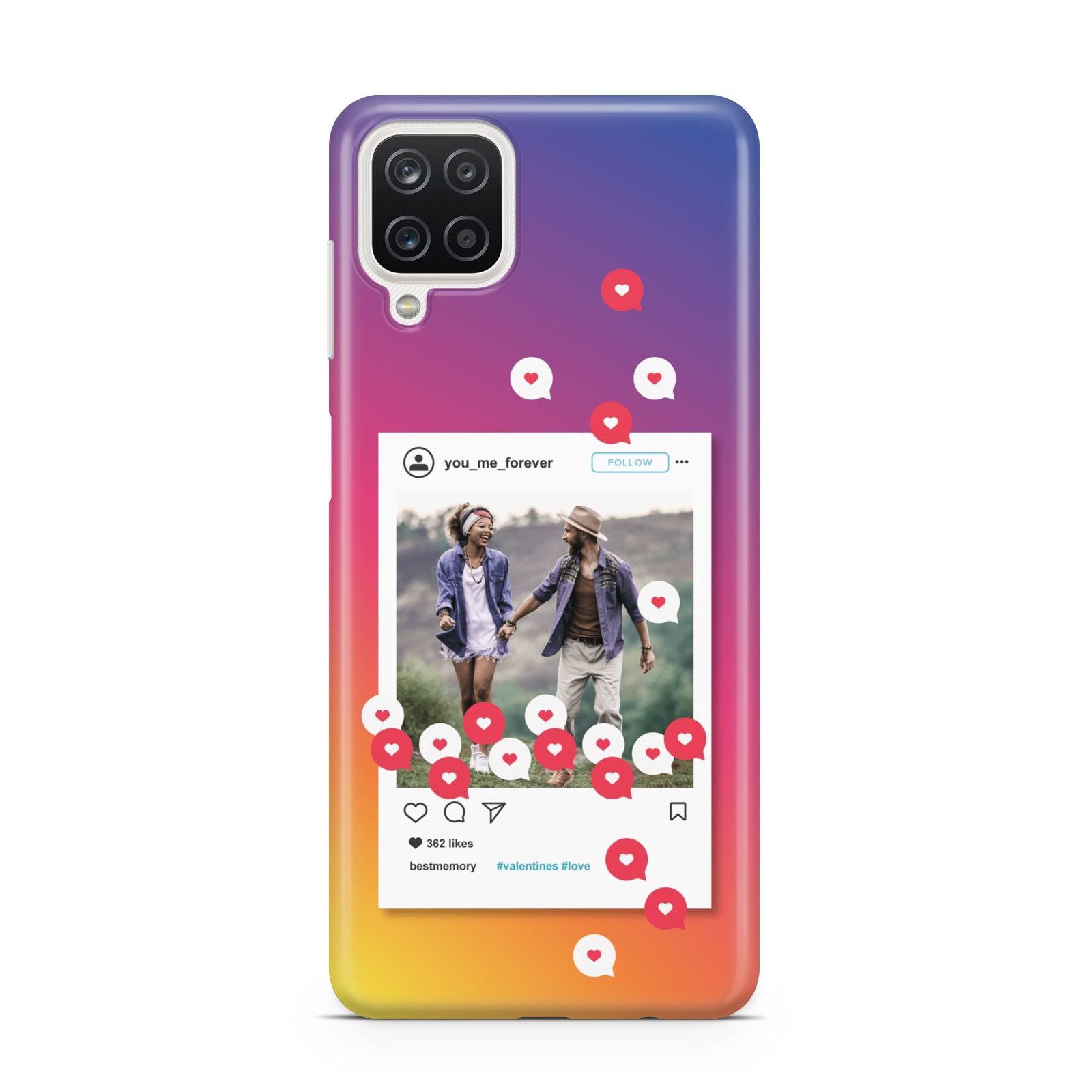 Personalised Social Media Photo Samsung A12 Case