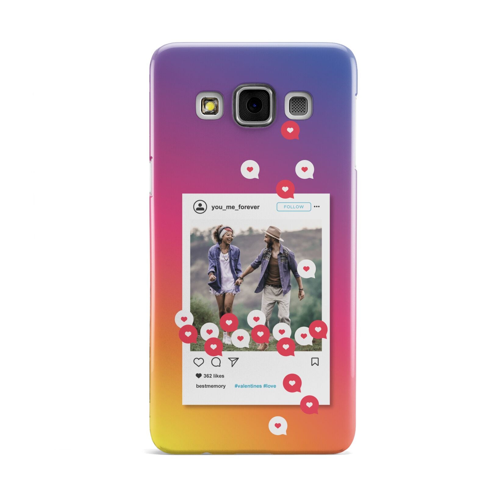 Personalised Social Media Photo Samsung Galaxy A3 Case