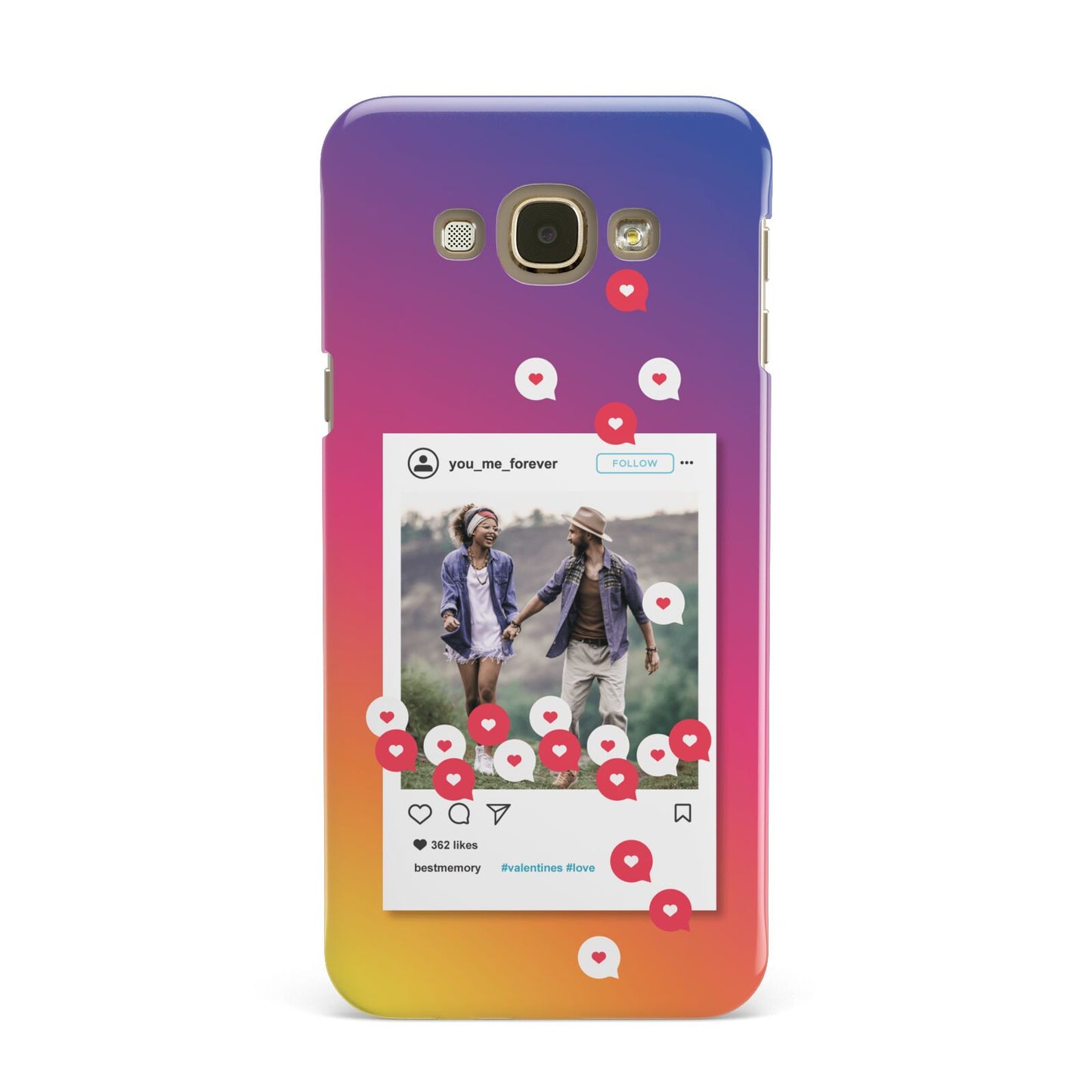 Personalised Social Media Photo Samsung Galaxy A8 Case