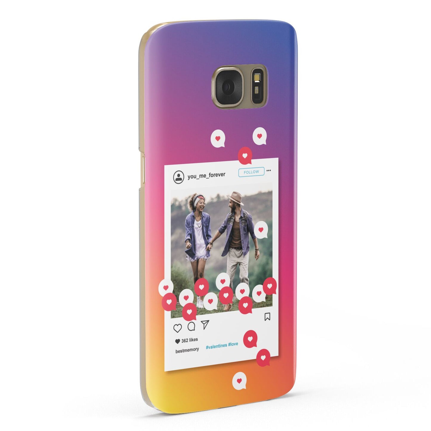 Personalised Social Media Photo Samsung Galaxy Case Fourty Five Degrees