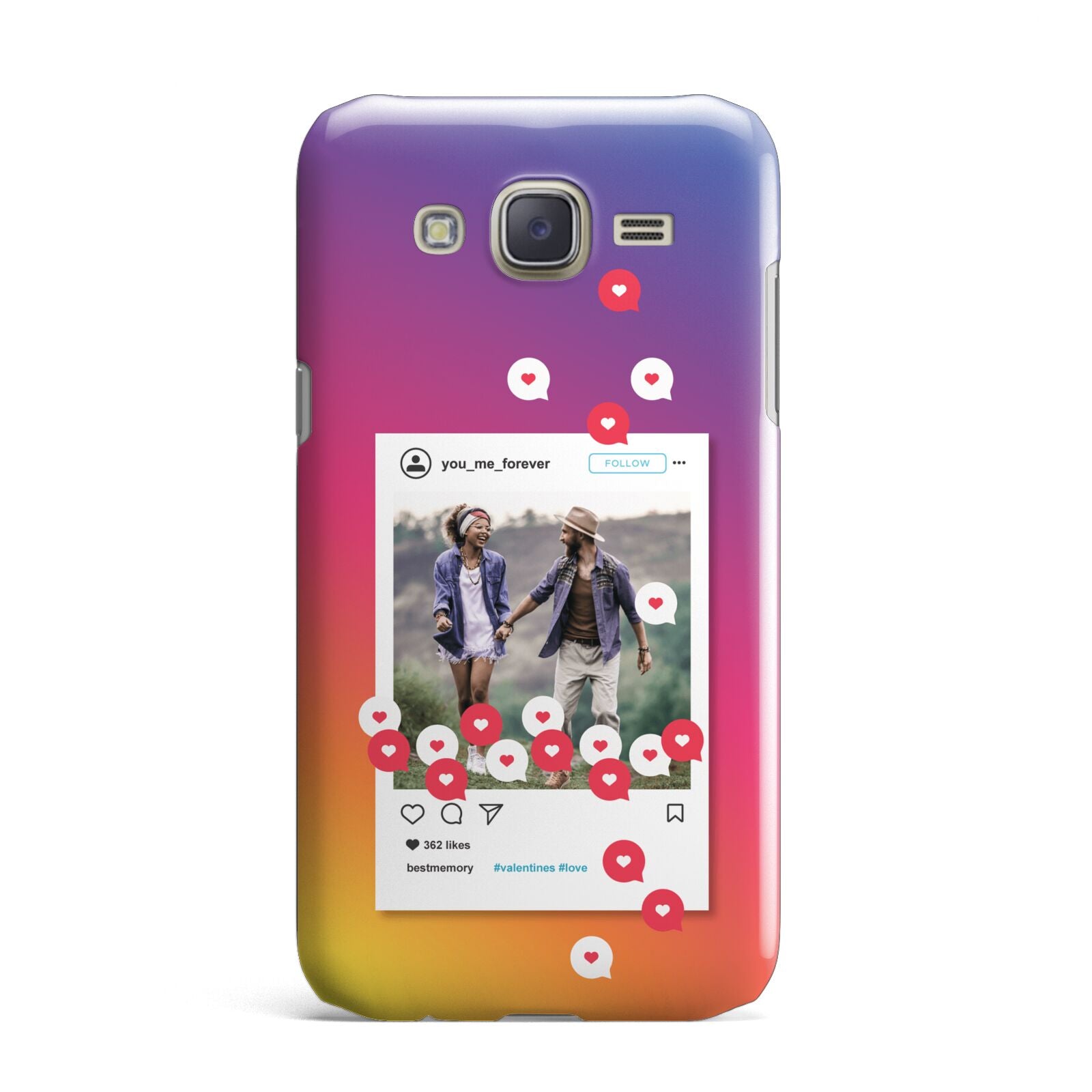 Personalised Social Media Photo Samsung Galaxy J7 Case