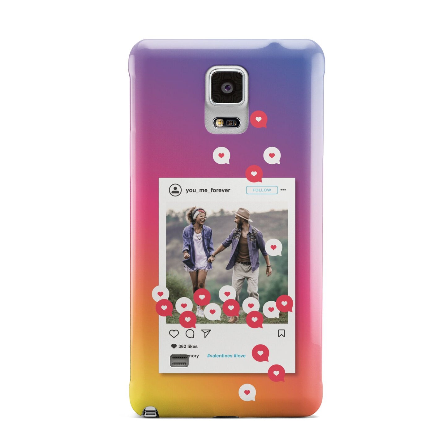 Personalised Social Media Photo Samsung Galaxy Note 4 Case