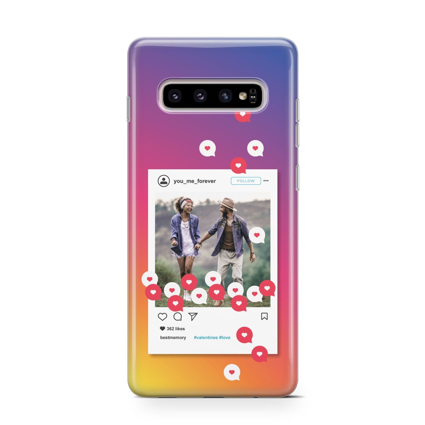 Personalised Social Media Photo Samsung Galaxy S10 Case