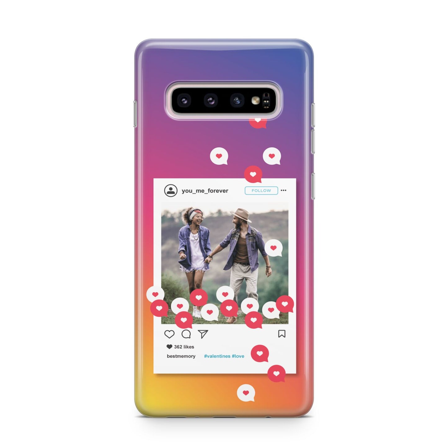 Personalised Social Media Photo Samsung Galaxy S10 Plus Case