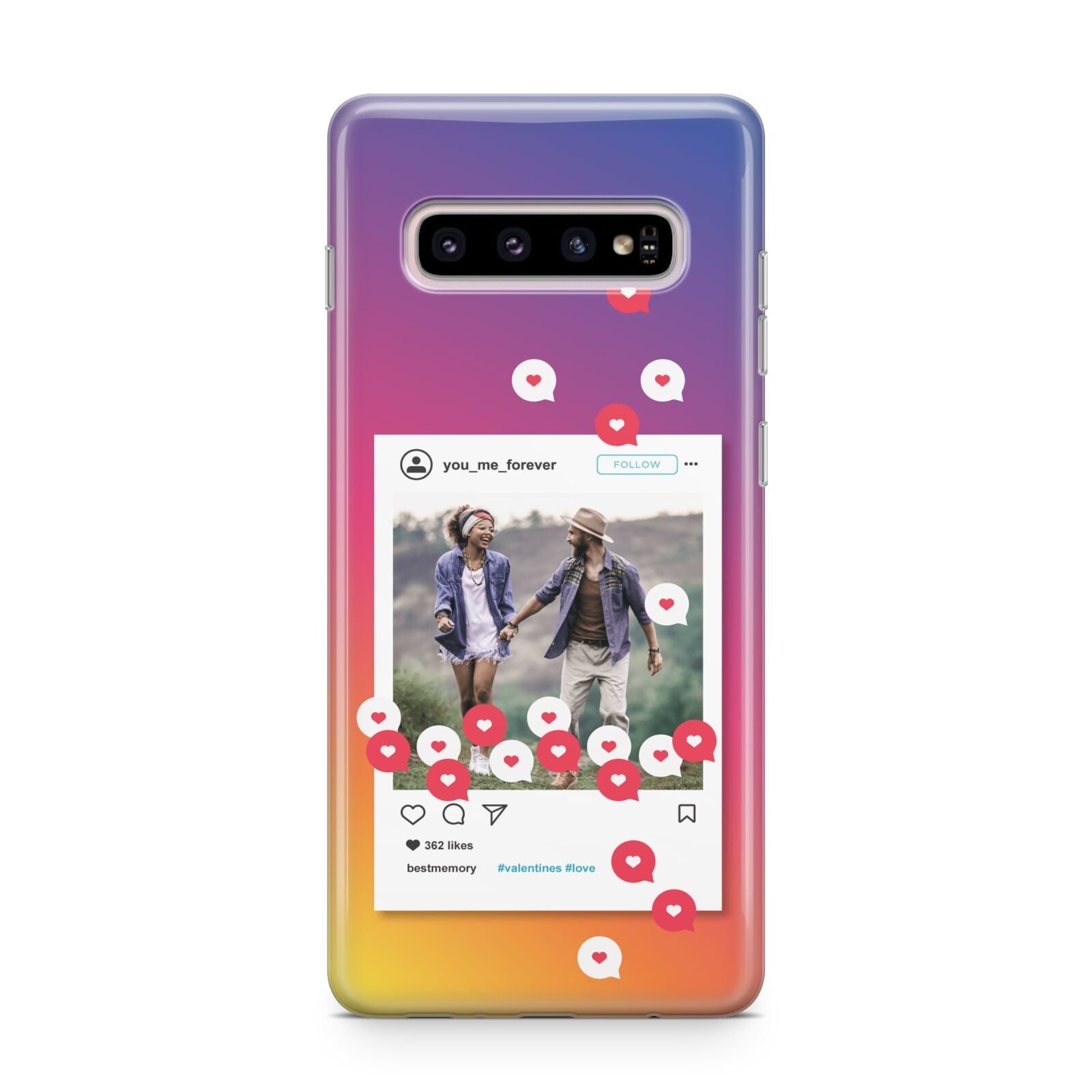 Personalised Social Media Photo Samsung Galaxy S10 Plus Case