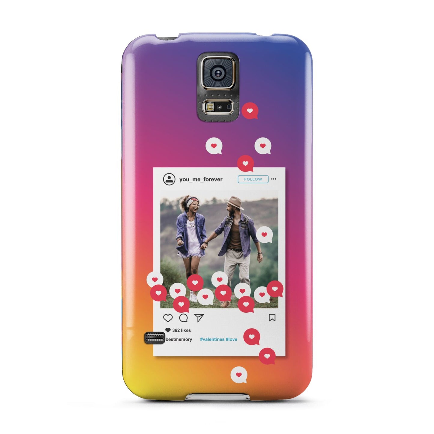 Personalised Social Media Photo Samsung Galaxy S5 Case