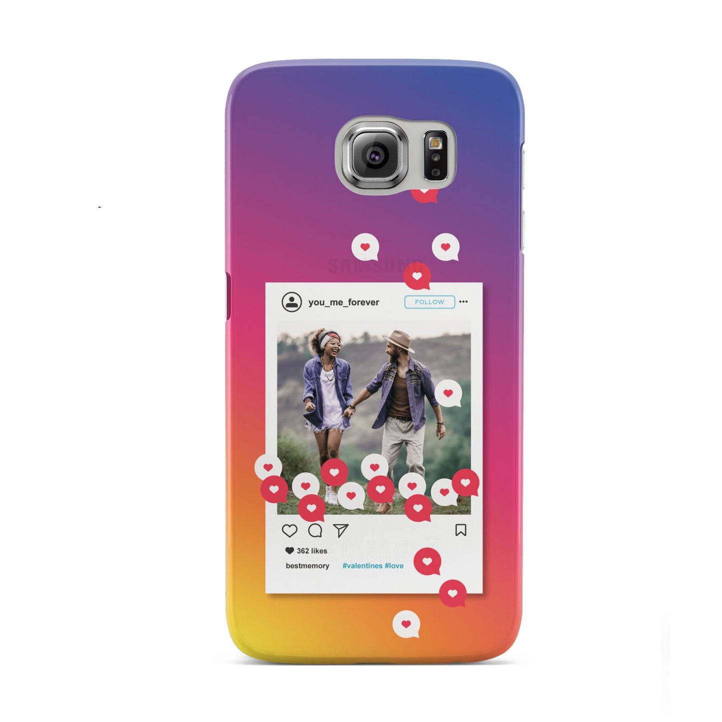 Personalised Social Media Photo Samsung Galaxy S6 Case