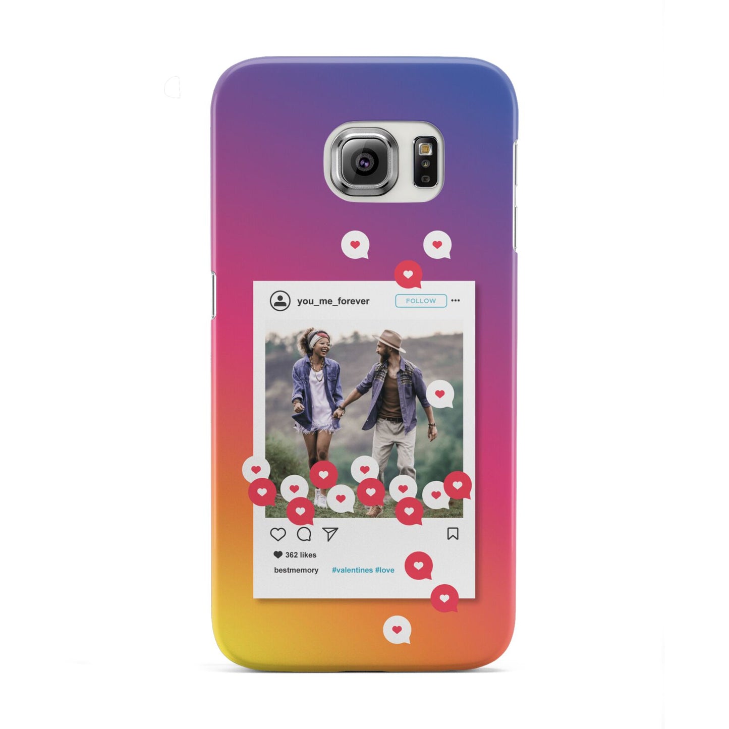 Personalised Social Media Photo Samsung Galaxy S6 Edge Case