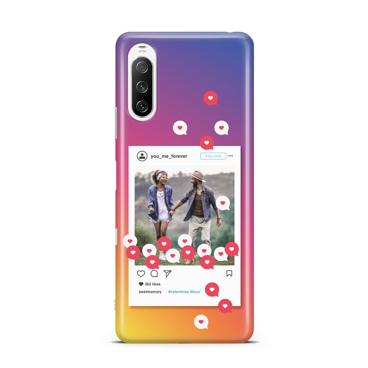 Personalised Social Media Photo Sony Xperia 10 III Case