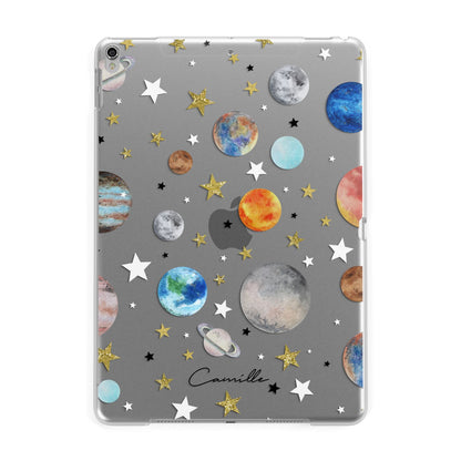 Personalised Solar System Apple iPad Silver Case