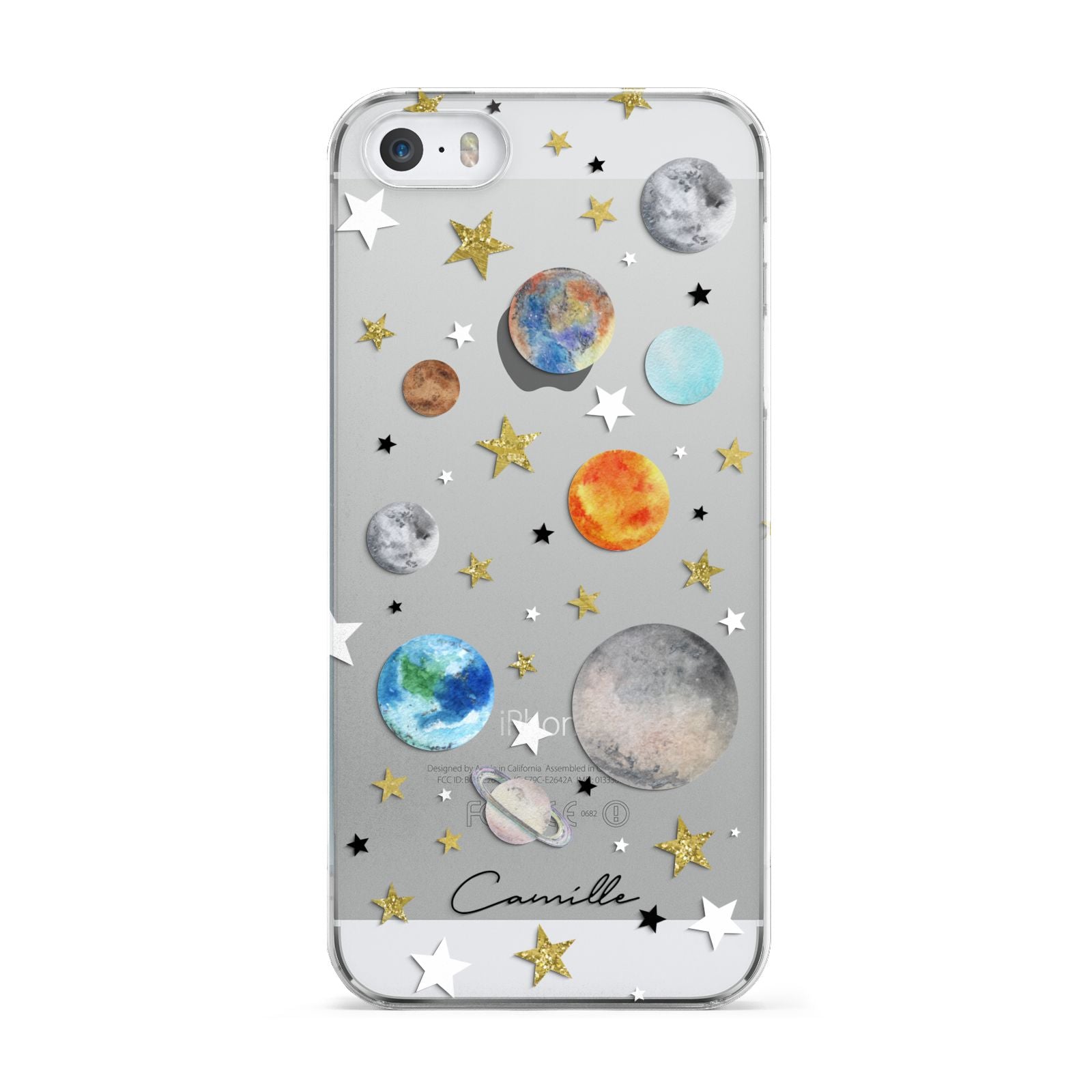 Personalised Solar System Apple iPhone 5 Case