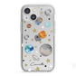 Personalised Solar System iPhone 13 Mini TPU Impact Case with White Edges