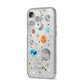 Personalised Solar System iPhone 14 Pro Max Glitter Tough Case Silver Angled Image
