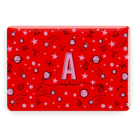 Personalised Space Initial Name Apple MacBook Case