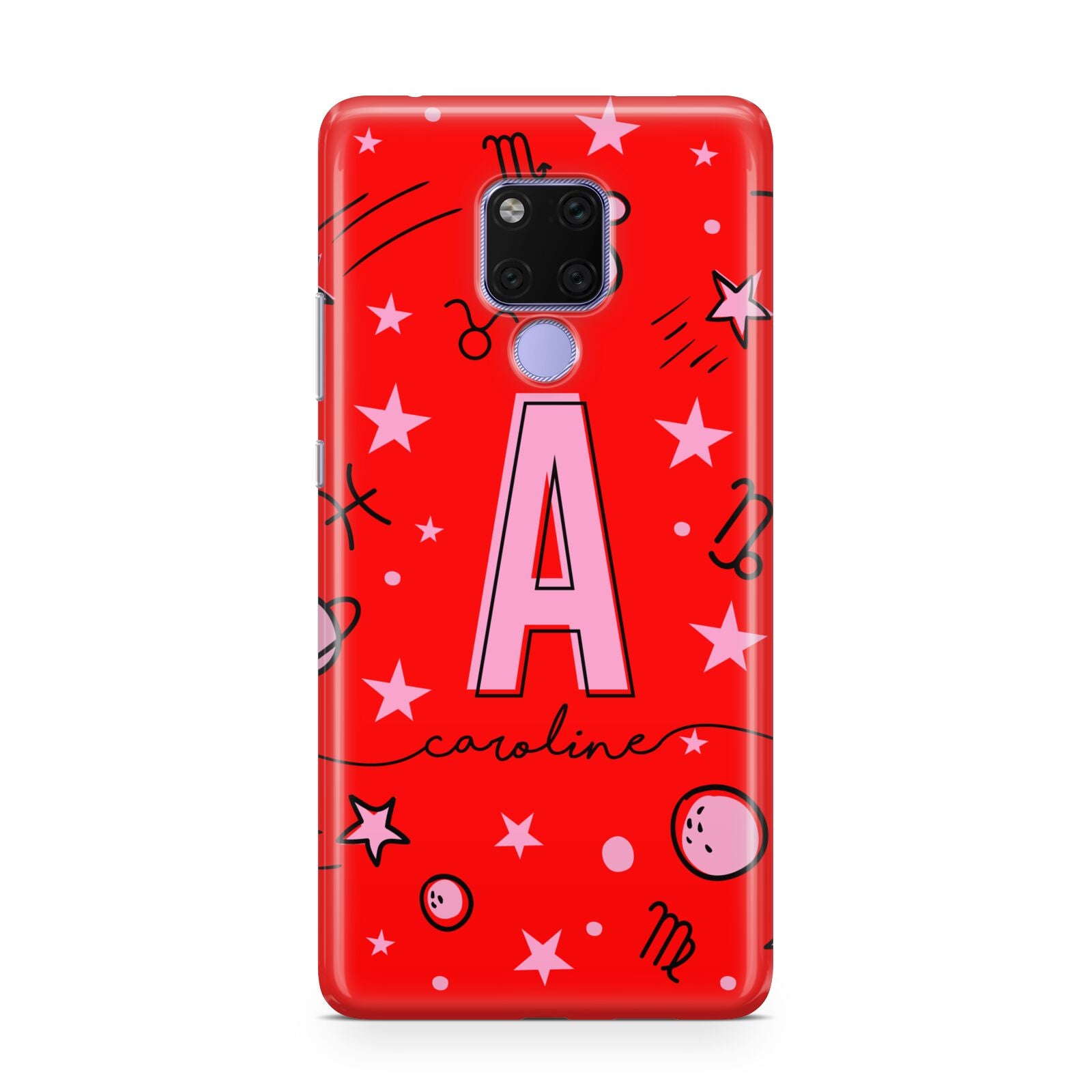 Personalised Space Initial Name Huawei Mate 20X Phone Case