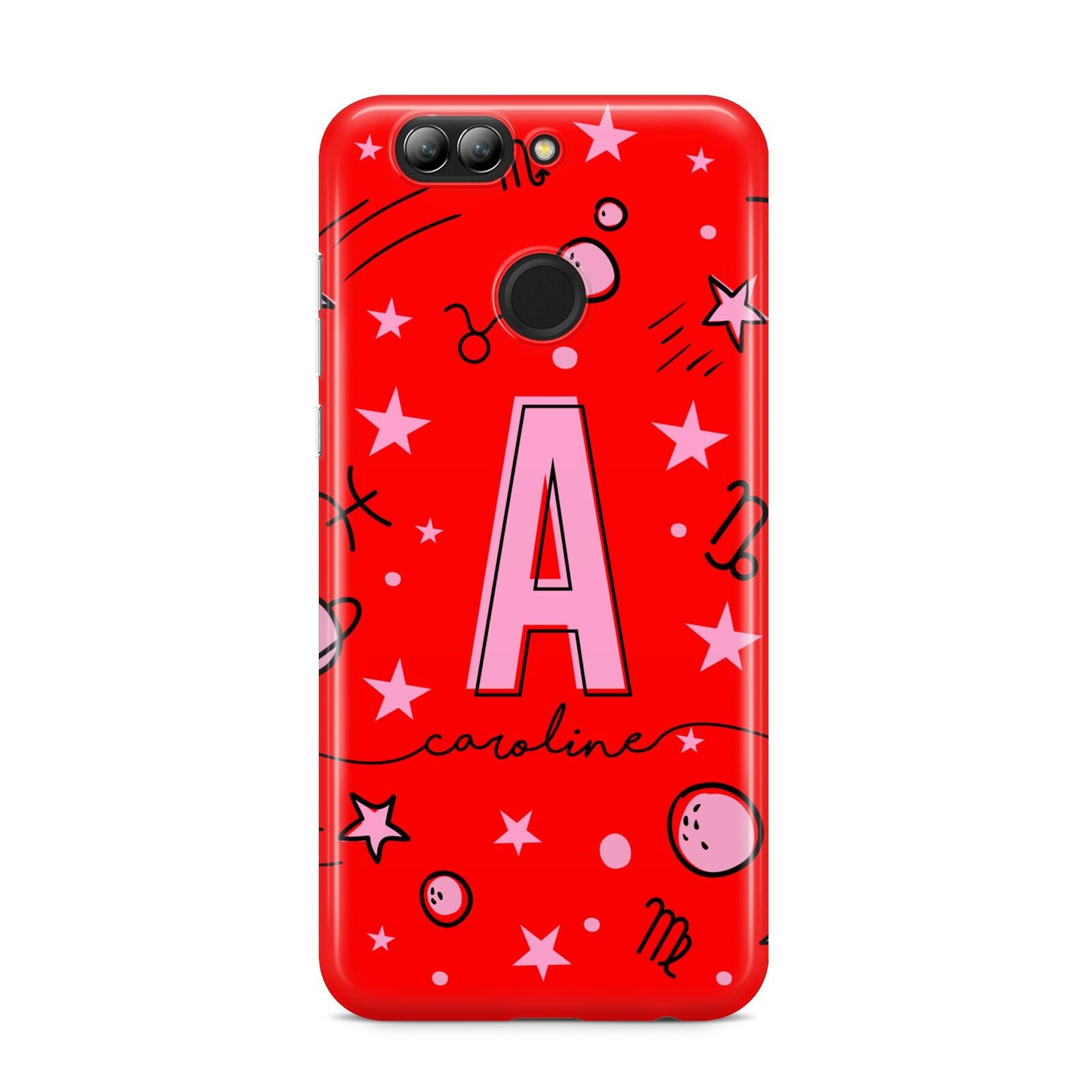 Personalised Space Initial Name Huawei Nova 2s Phone Case