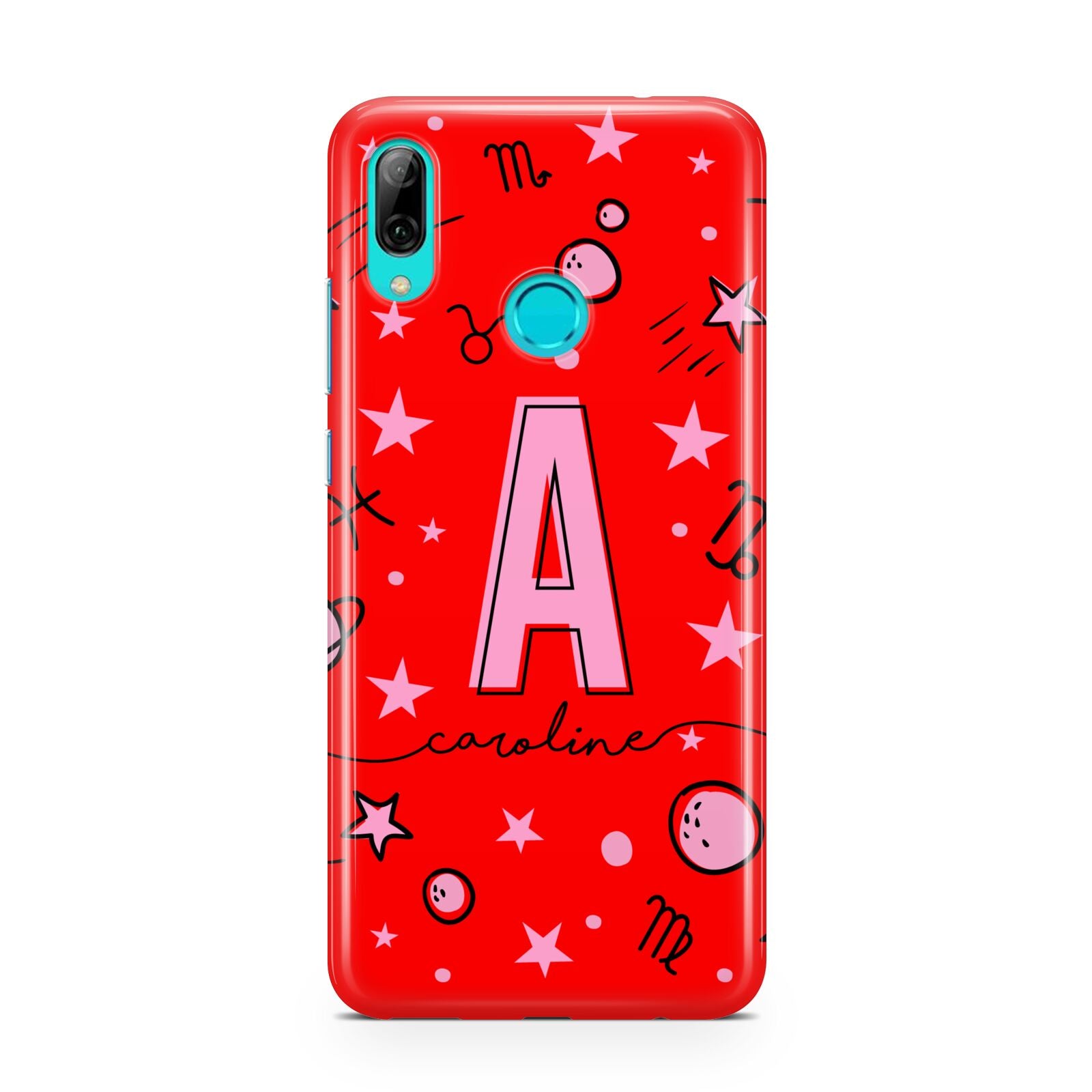 Personalised Space Initial Name Huawei P Smart 2019 Case