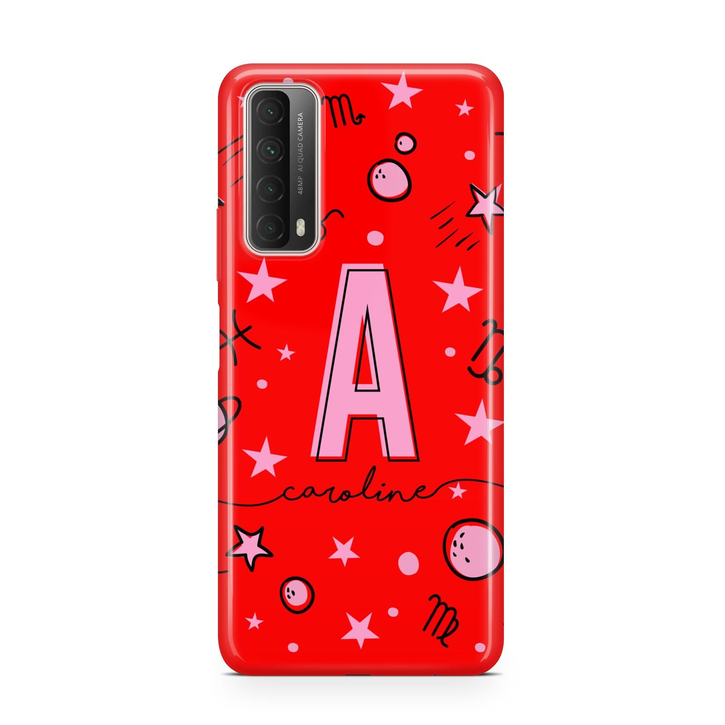 Personalised Space Initial Name Huawei P Smart 2021