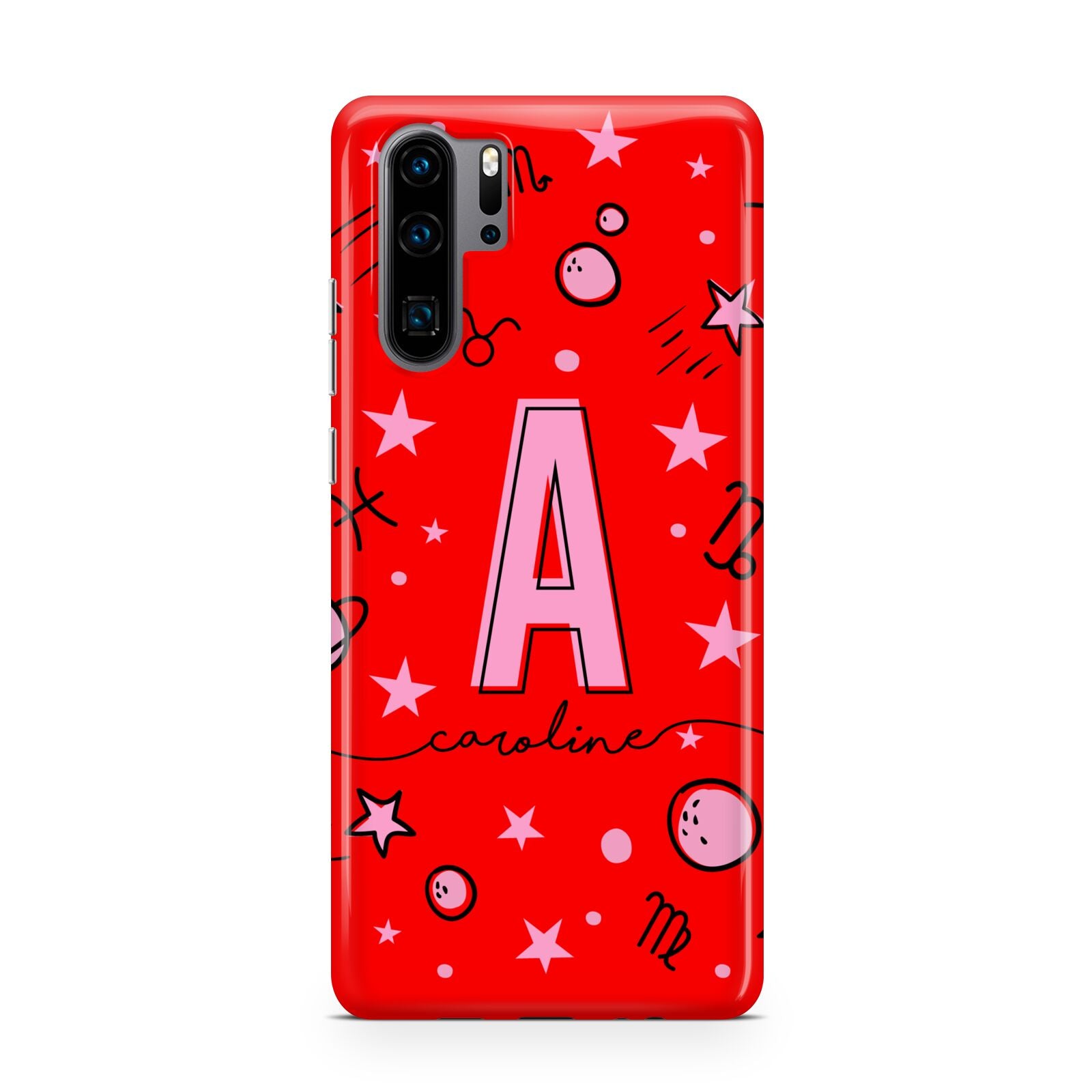 Personalised Space Initial Name Huawei P30 Pro Phone Case