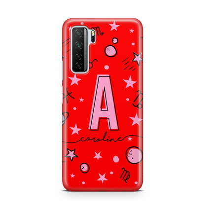 Personalised Space Initial Name Huawei P40 Lite 5G Phone Case