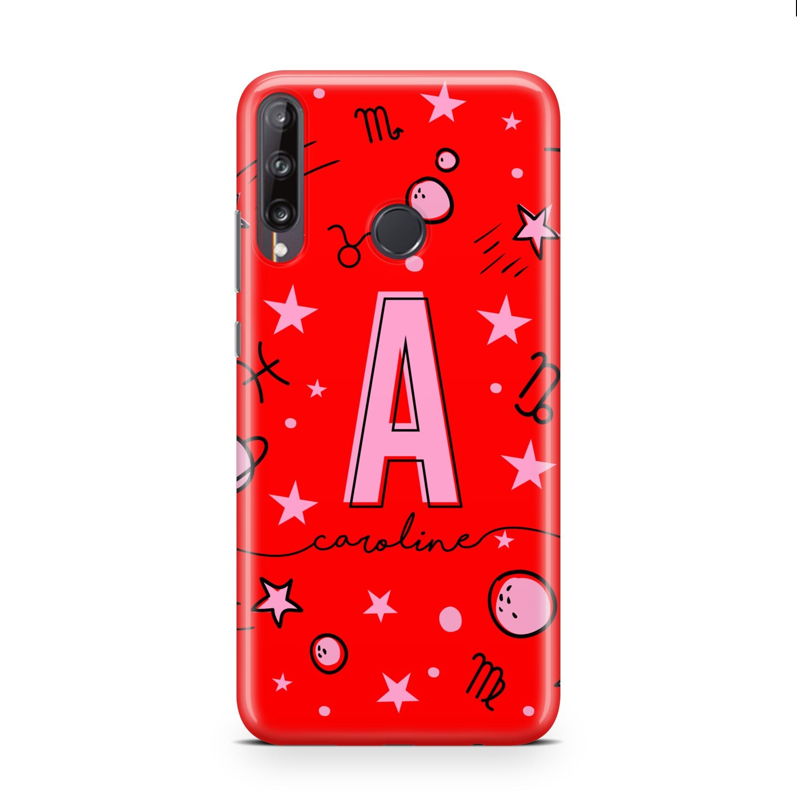 Personalised Space Initial Name Huawei P40 Lite E Phone Case