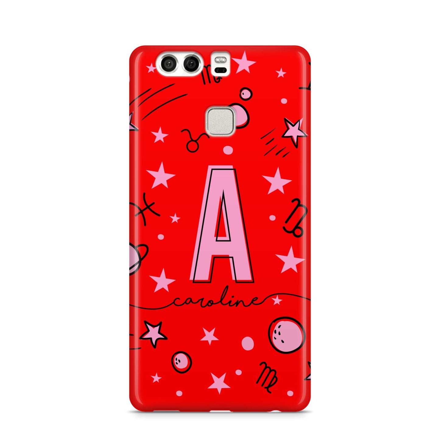 Personalised Space Initial Name Huawei P9 Case