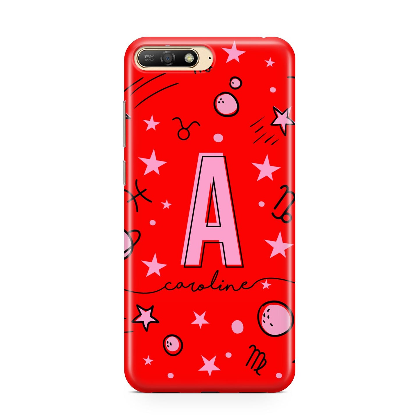 Personalised Space Initial Name Huawei Y6 2018