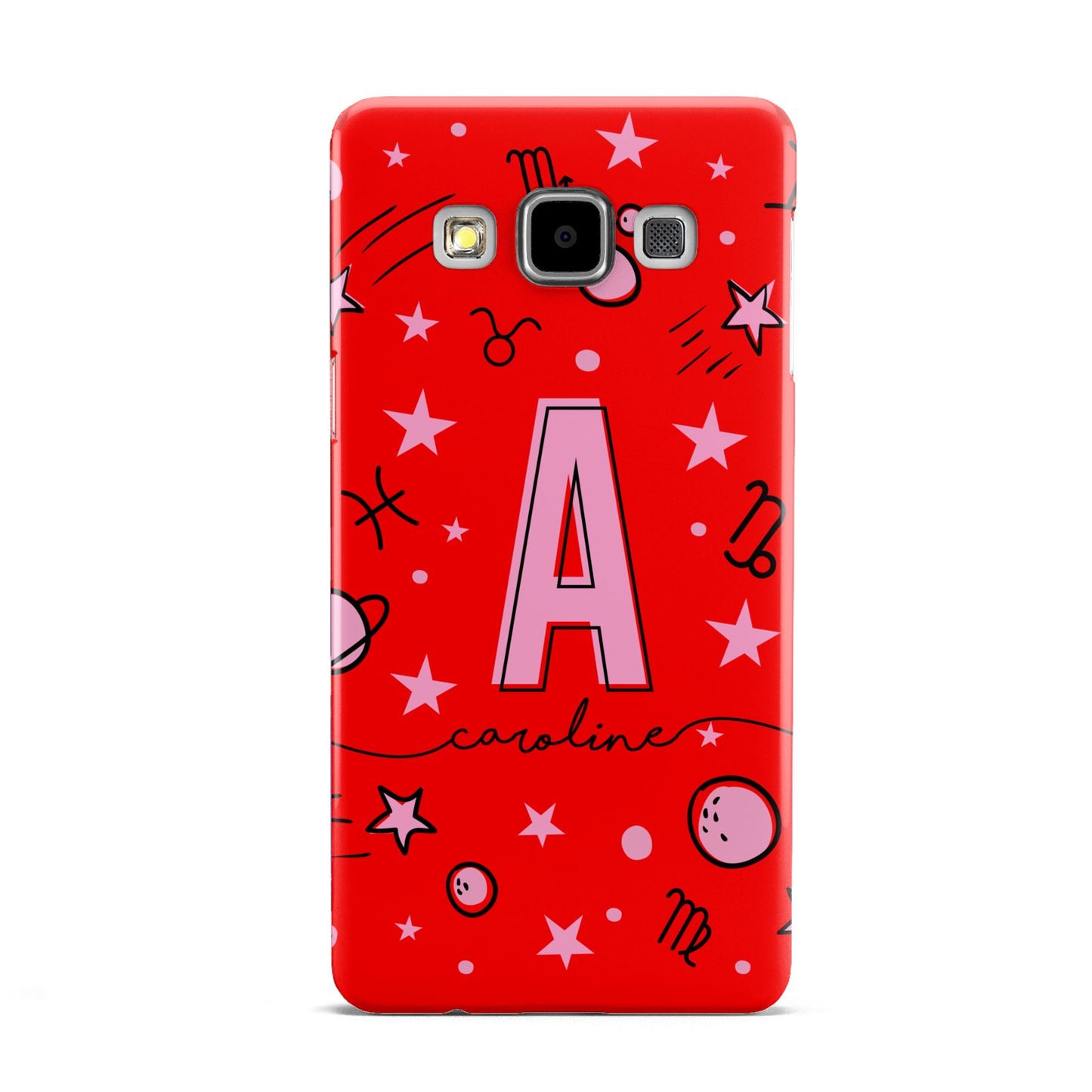 Personalised Space Initial Name Samsung Galaxy A5 Case