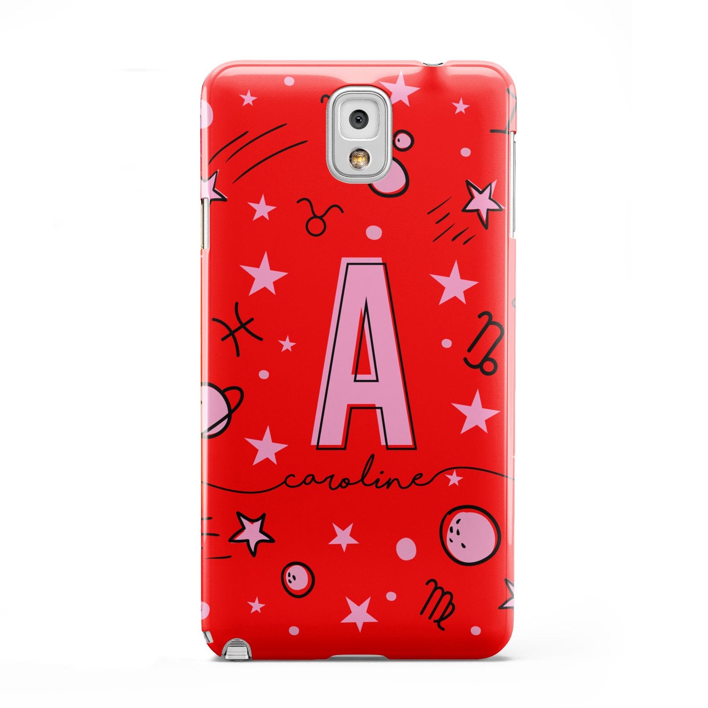 Personalised Space Initial Name Samsung Galaxy Note 3 Case