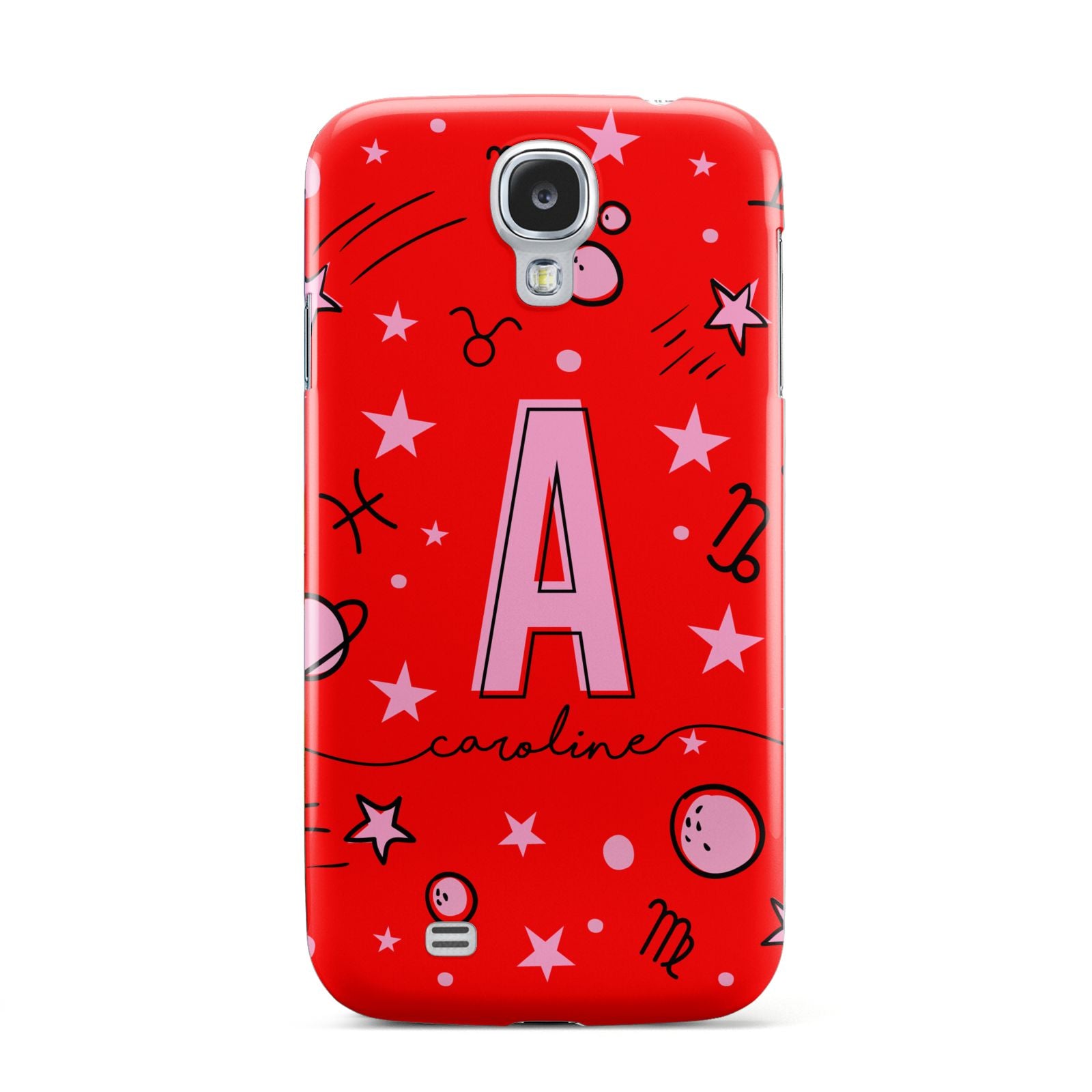 Personalised Space Initial Name Samsung Galaxy S4 Case