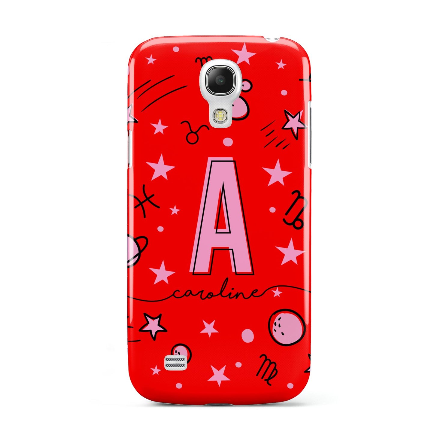 Personalised Space Initial Name Samsung Galaxy S4 Mini Case