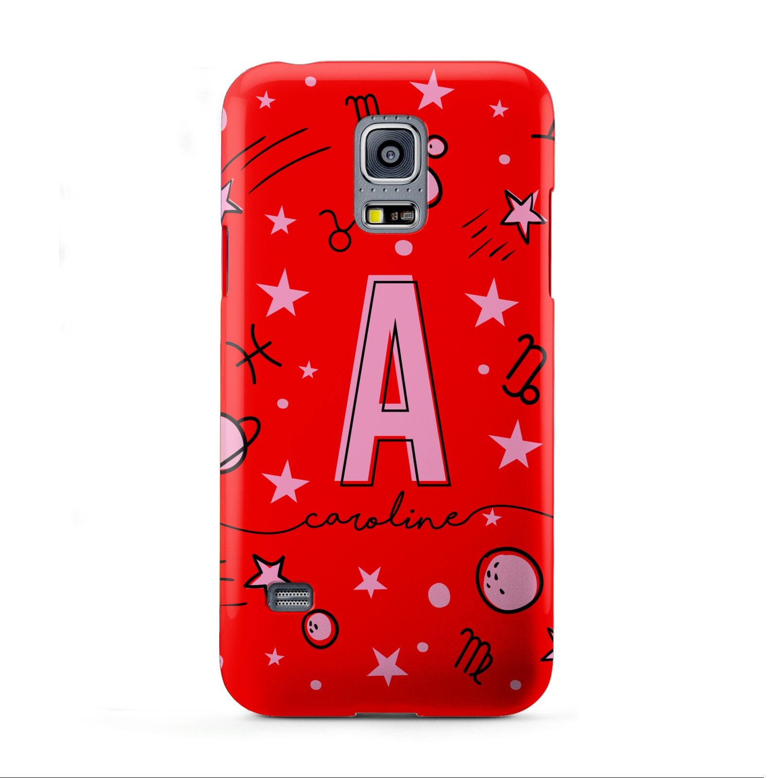 Personalised Space Initial Name Samsung Galaxy S5 Mini Case