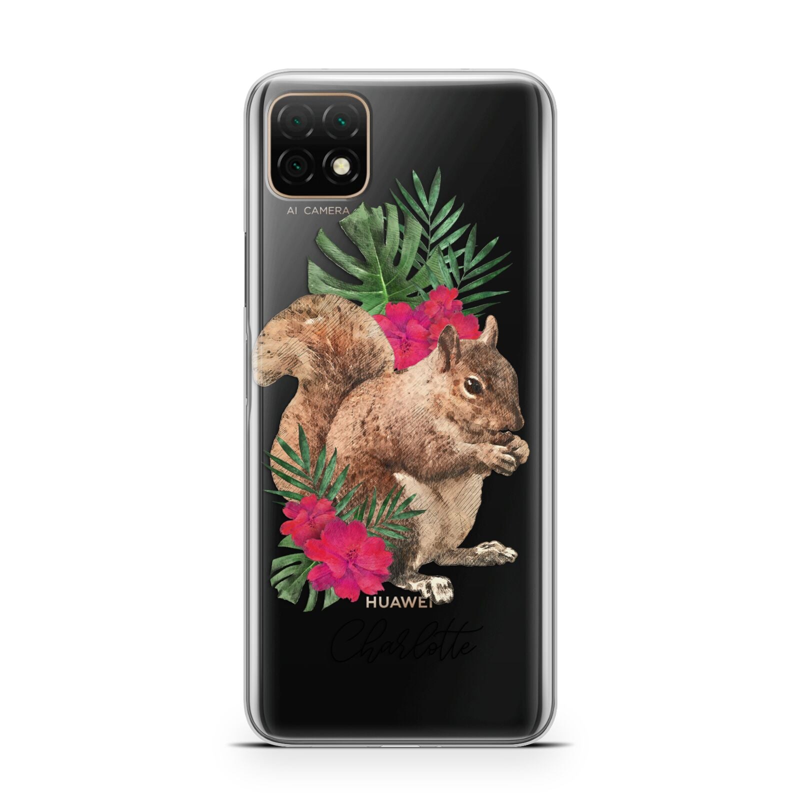 Personalised Squirrel Huawei Enjoy 20 Phone Case