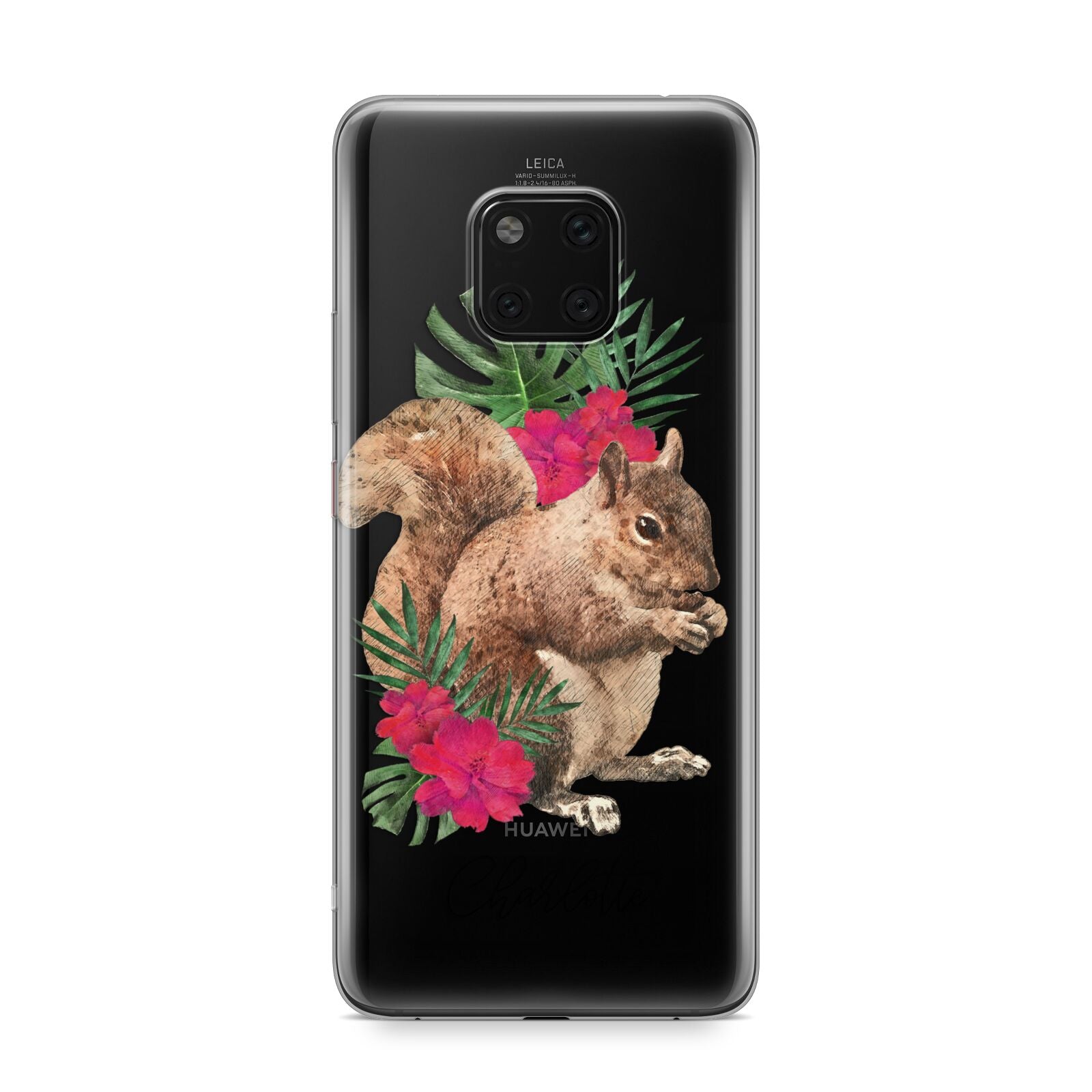 Personalised Squirrel Huawei Mate 20 Pro Phone Case