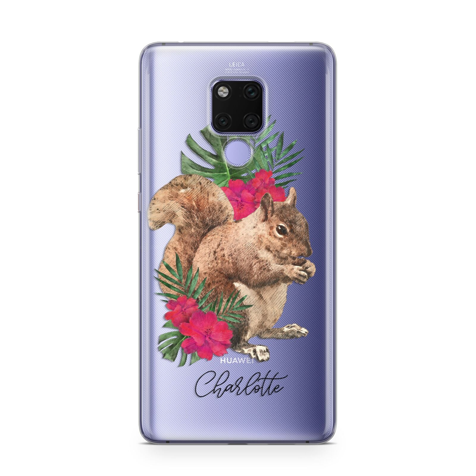 Personalised Squirrel Huawei Mate 20X Phone Case