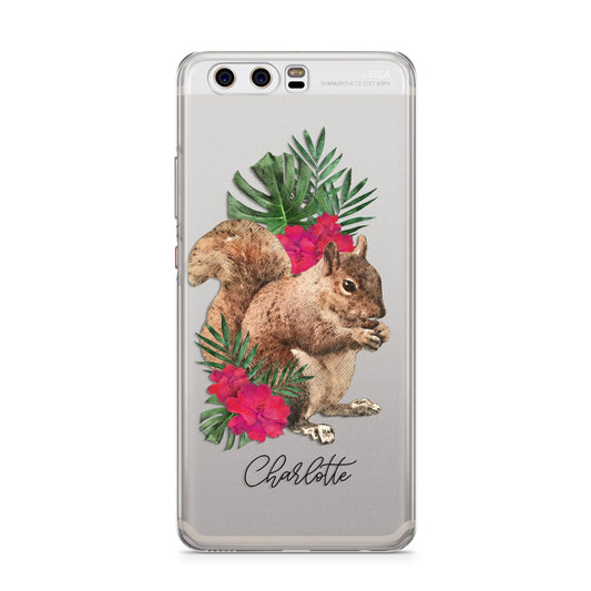 Personalised Squirrel Huawei P10 Phone Case