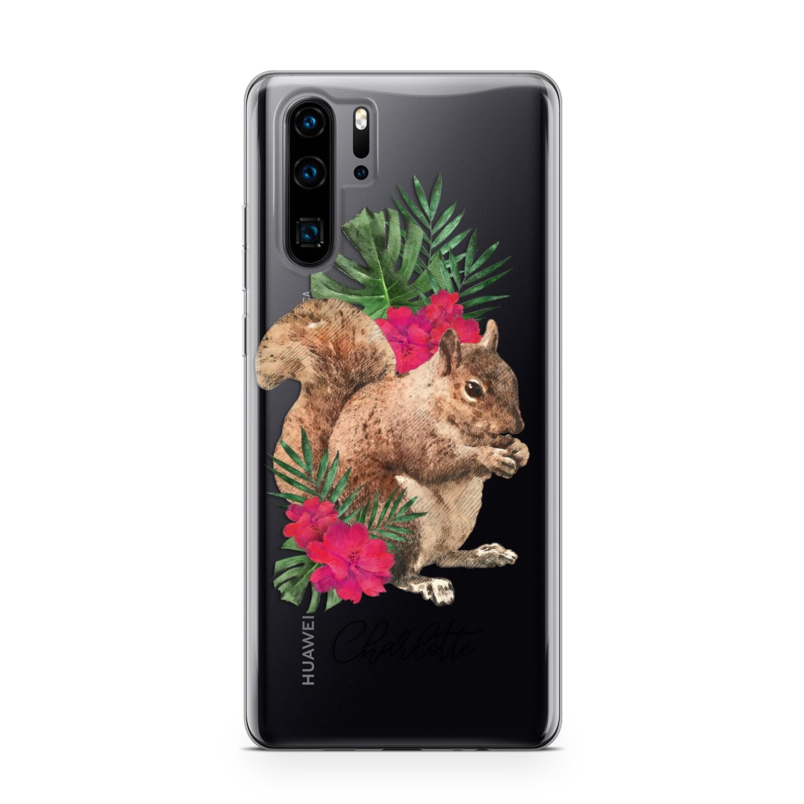 Personalised Squirrel Huawei P30 Pro Phone Case