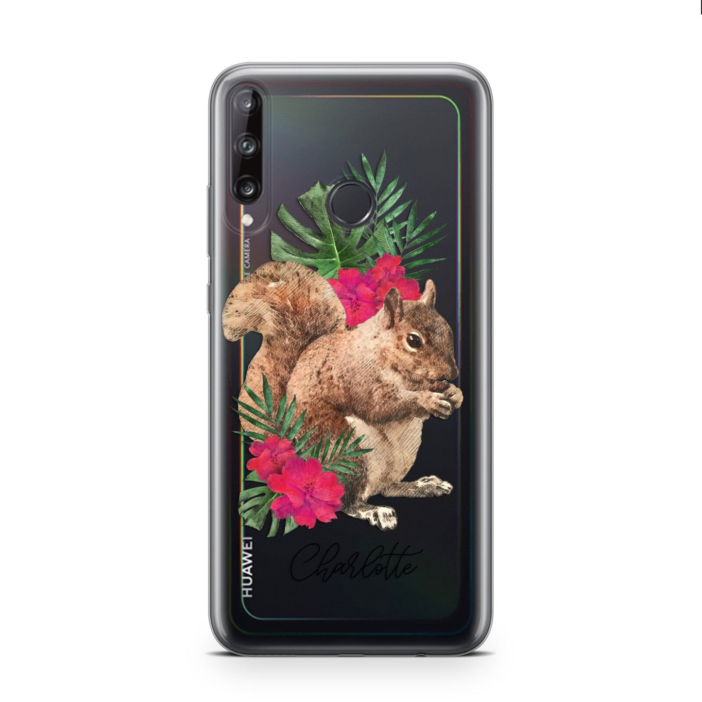 Personalised Squirrel Huawei P40 Lite E Phone Case