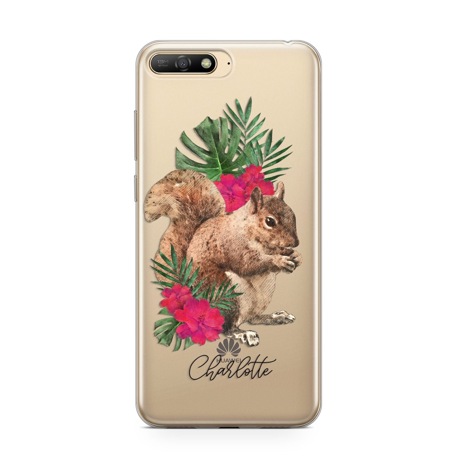 Personalised Squirrel Huawei Y6 2018