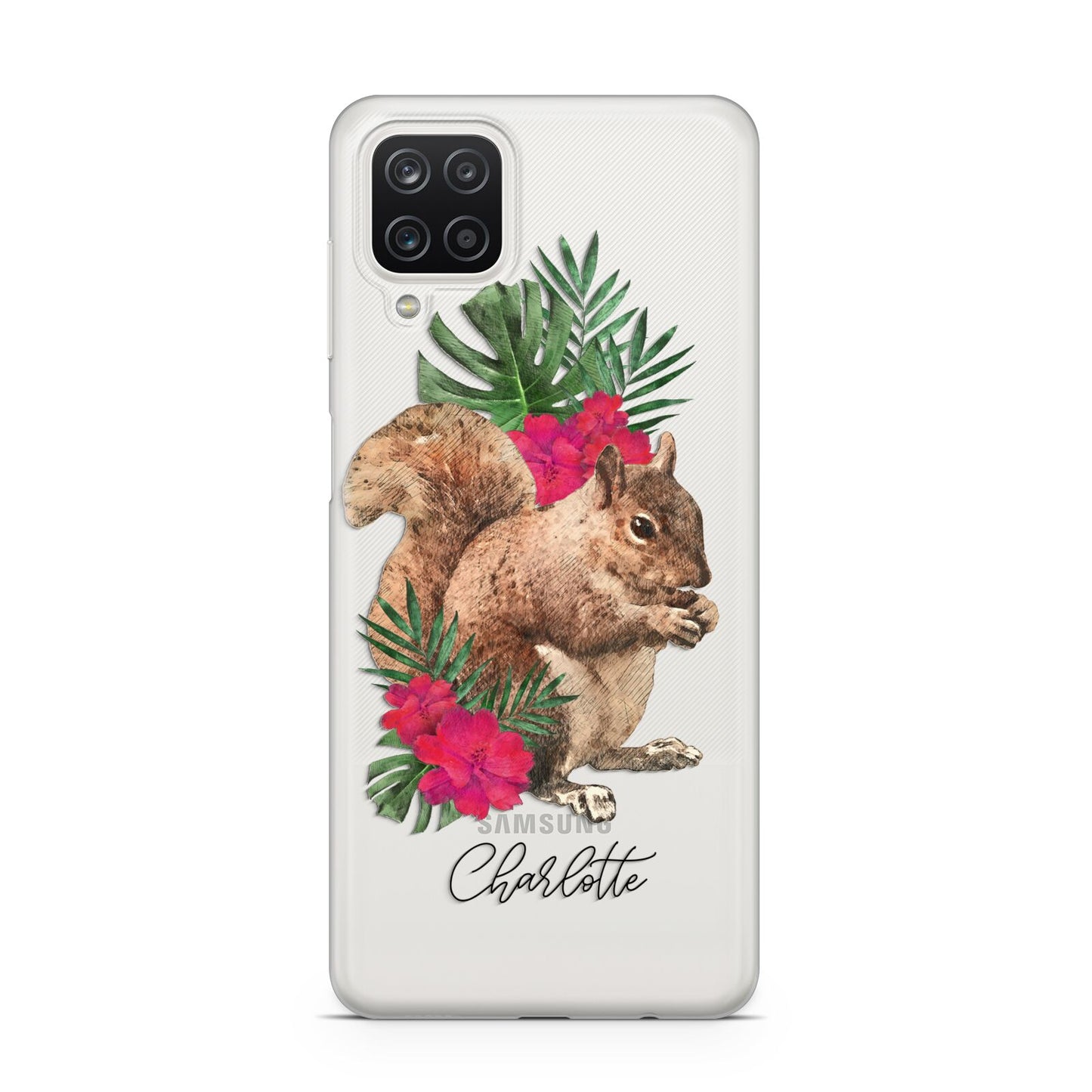 Personalised Squirrel Samsung A12 Case