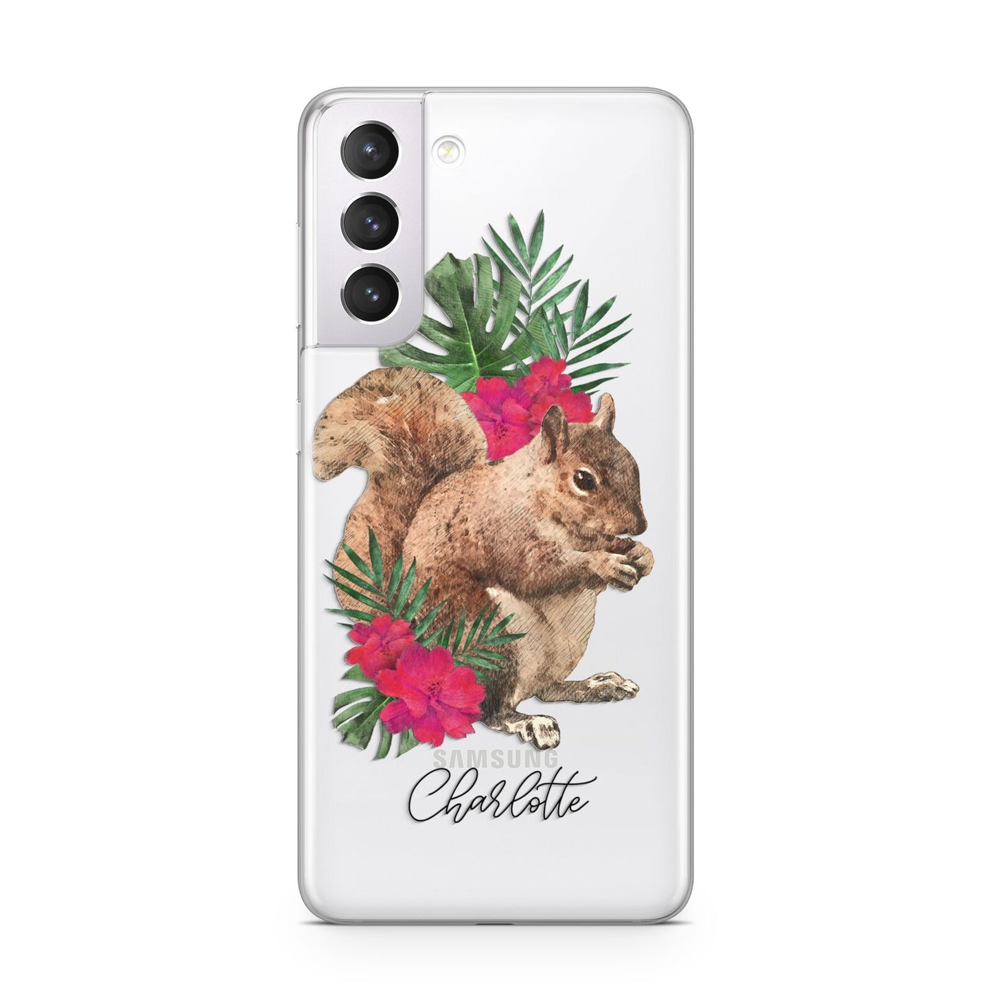 Personalised Squirrel Samsung S21 Case