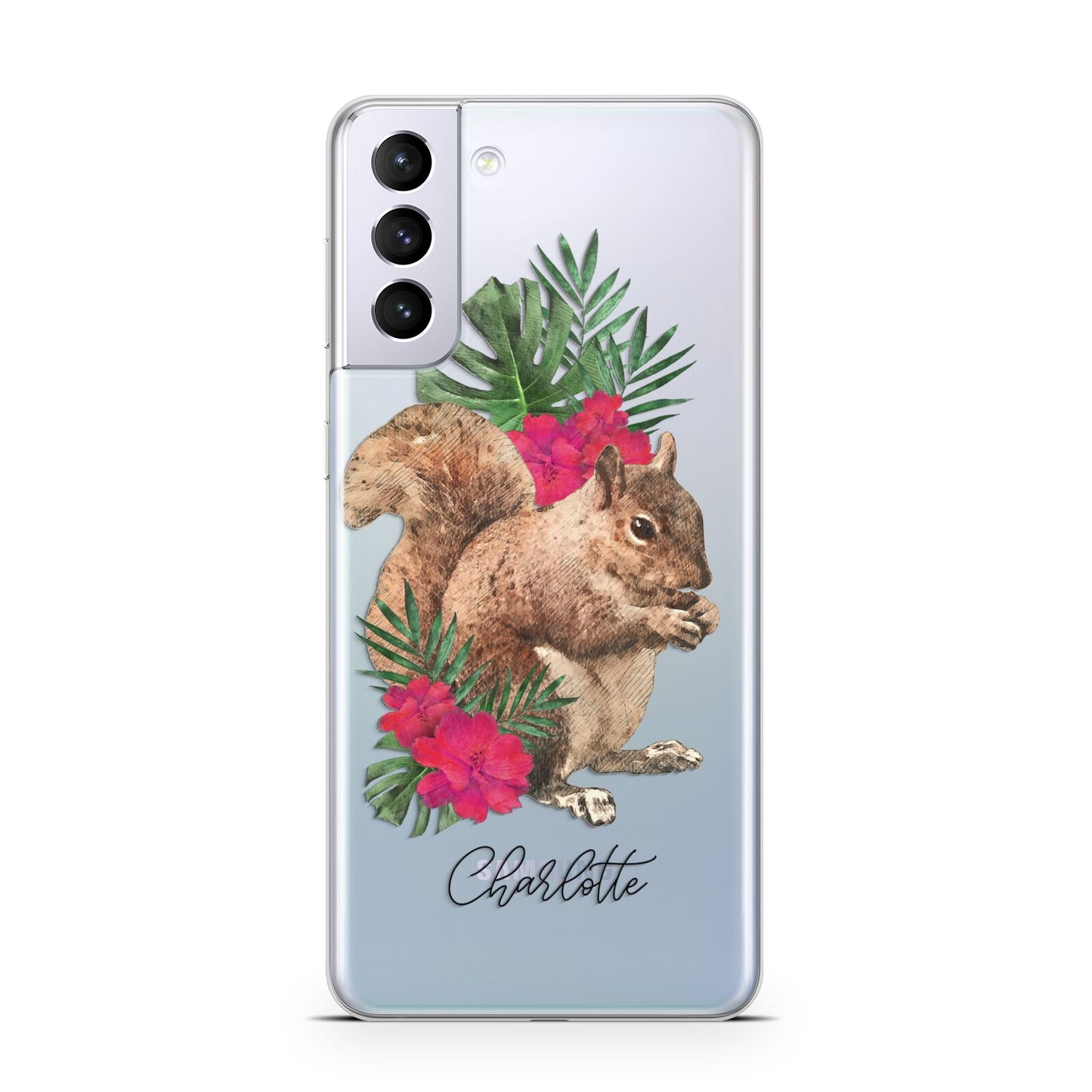 Personalised Squirrel Samsung S21 Plus Case