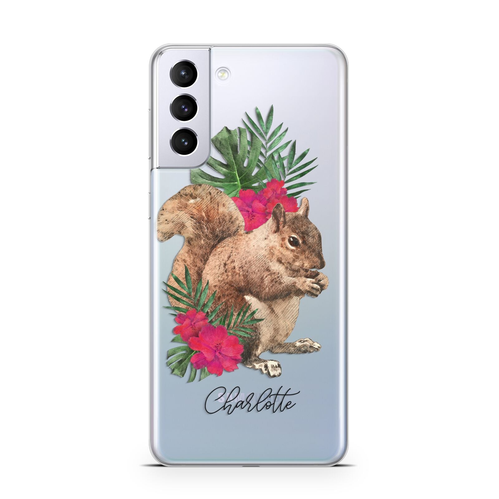 Personalised Squirrel Samsung S21 Plus Case