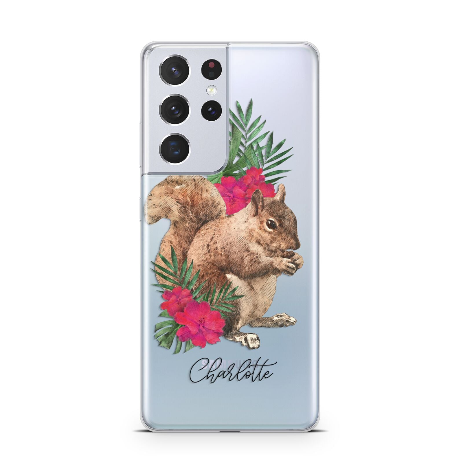 Personalised Squirrel Samsung S21 Ultra Case