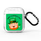 Personalised St Patricks Day Leprechaun AirPods Glitter Case