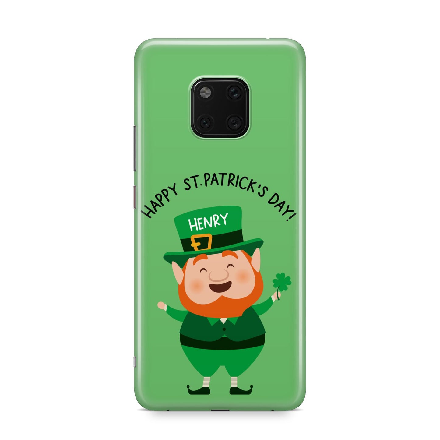 Personalised St Patricks Day Leprechaun Huawei Mate 20 Pro Phone Case