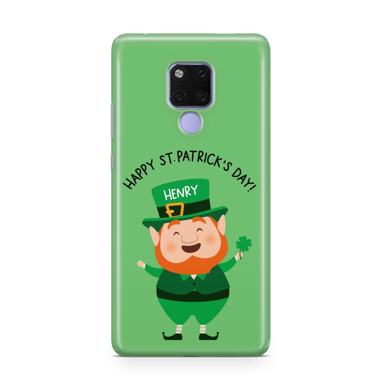 Personalised St Patricks Day Leprechaun Huawei Mate 20X Phone Case