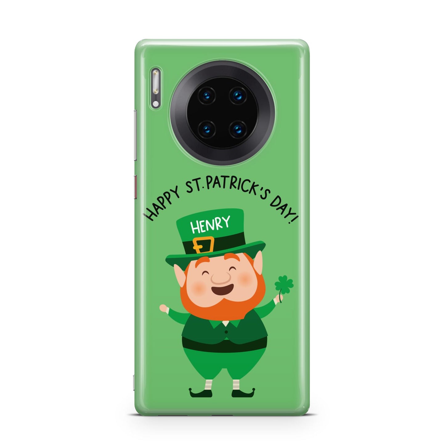 Personalised St Patricks Day Leprechaun Huawei Mate 30 Pro Phone Case